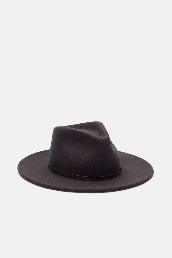 Wool Fedora  Coffee Bean  hi-res