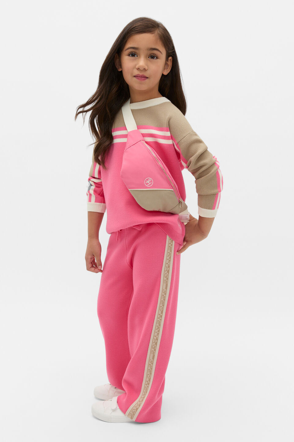 MD Retro Knit Sweater  Bubblegum Pink