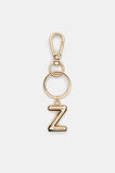 Gold Initial Keyring  Z  hi-res