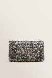 Two Tone Straw Pouch    hi-res