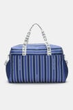 Stripe Weekender Bag  Blue Multi  hi-res