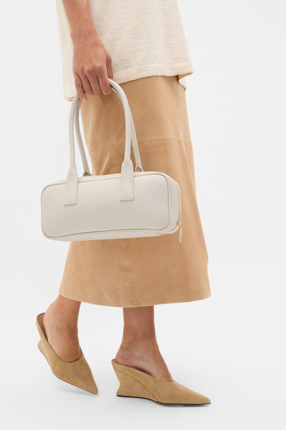 Everyday Shoulder Bag  Cream