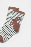 Hopping Bunny Stripe Sock  Multi  hi-res
