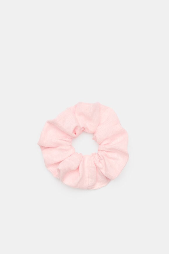 Linen Scrunchie  Pale Blossom  hi-res