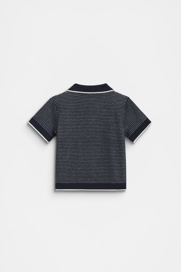Knit Polo  Midnight Blue  hi-res