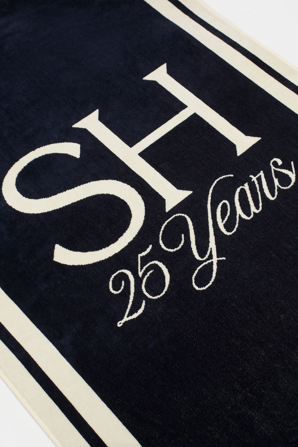 25 Anniversary Beach Towel  Twilight Blue