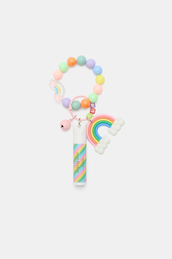 Lip Balm Keyring  Rainbow  hi-res