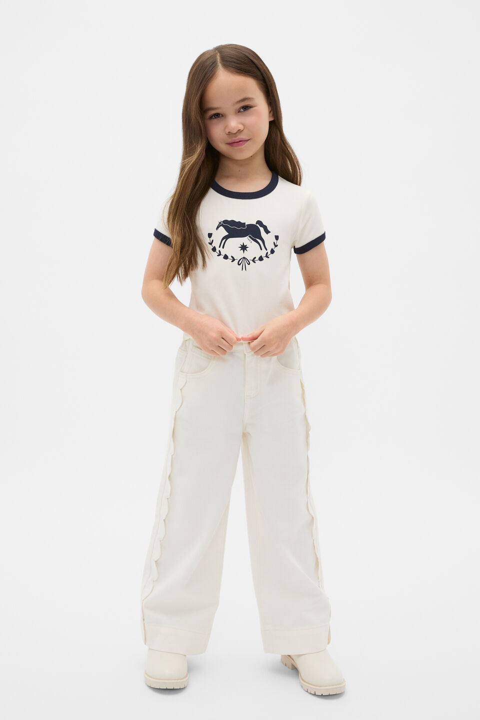 Horse Tee  Classic Cream