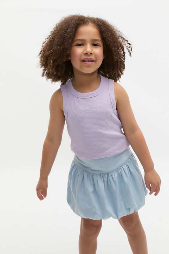 Core Logo Rib Tank  Lavender  hi-res