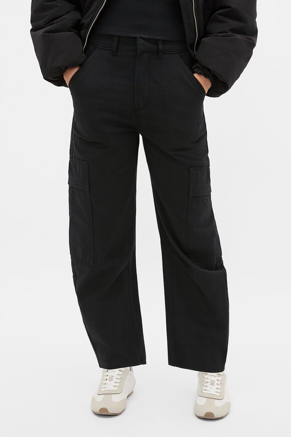 Tapered Cargo Pant  Black  hi-res