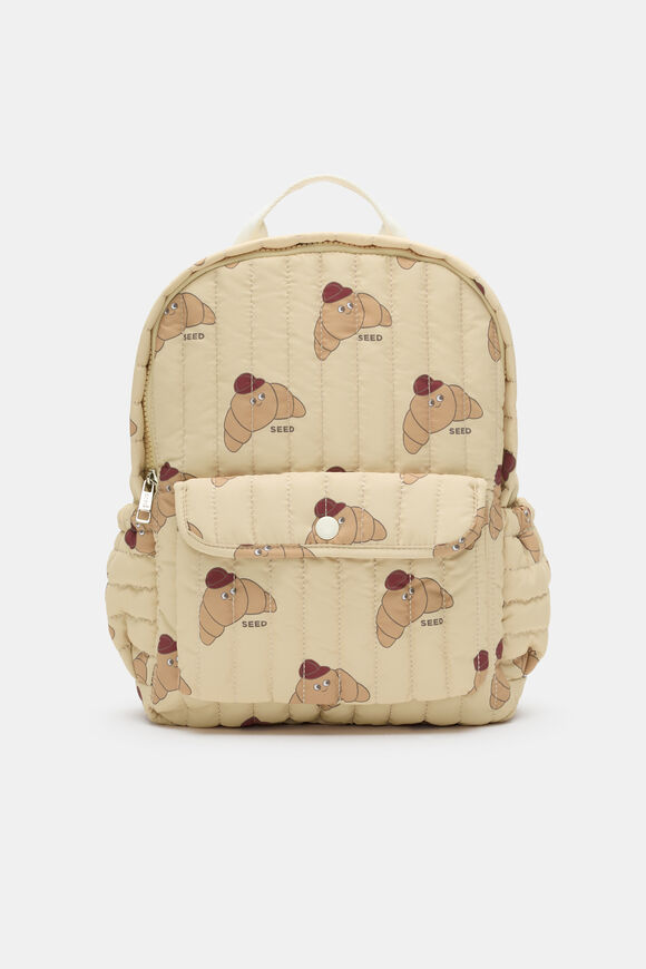 Baby Quilted Backpack  Croissant  hi-res