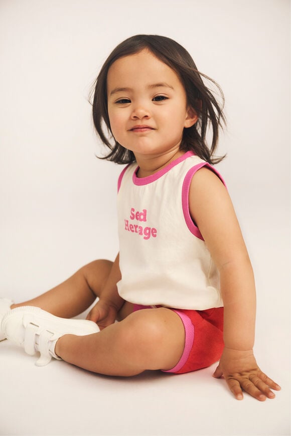 Retro Logo Tank  Vintage Cream  hi-res