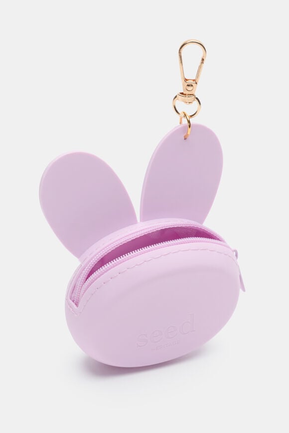 Bunny Silicone Initial Keyring  L  hi-res
