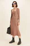 Rib Cardigan  Acorn Brown  hi-res