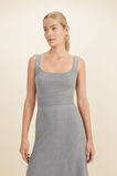 Knit Crop Top  Mid Grey Marle  hi-res
