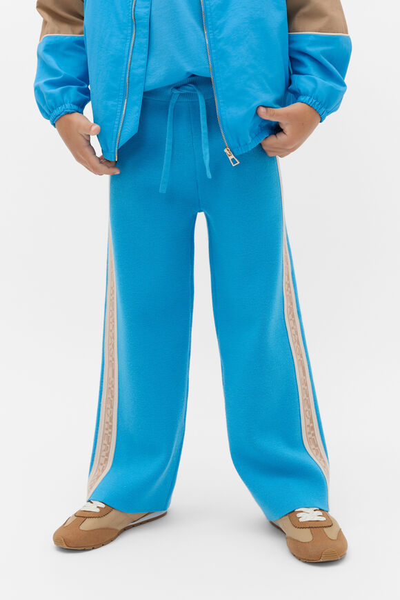 MD Side Stripe Knit Pant  Pacific Blue  hi-res