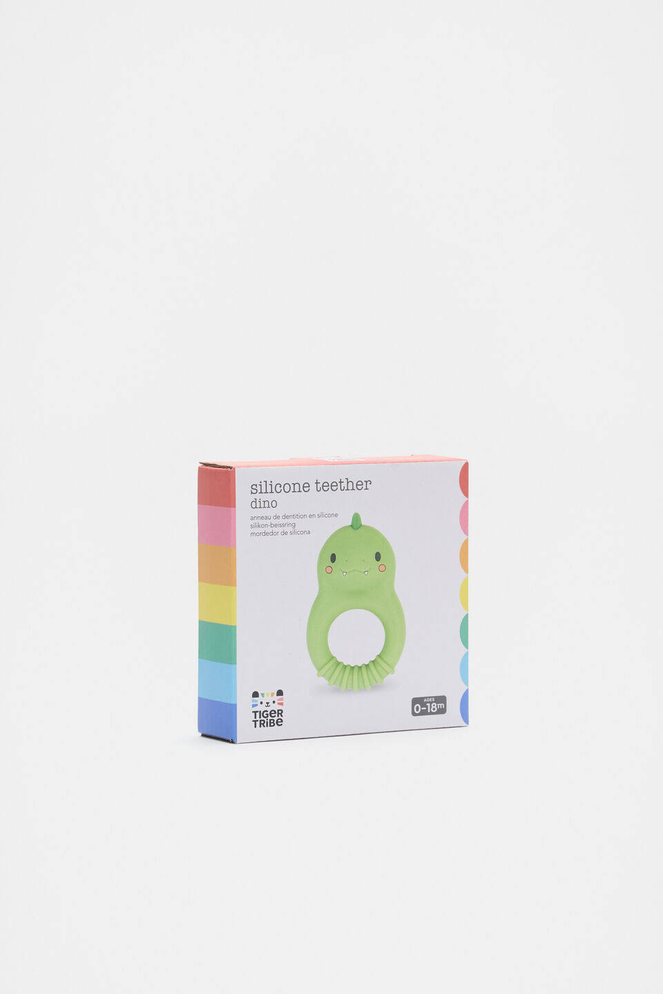 Dino Silicone Teether  Green