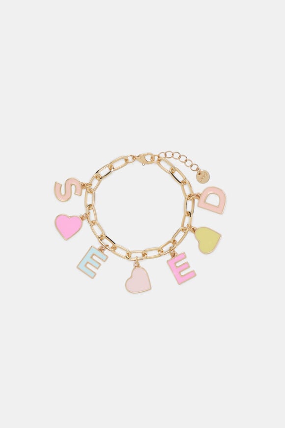 Seed Charm Bracelet  Multi  hi-res