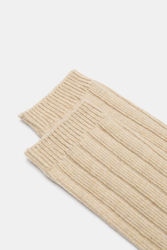 Marled Boot Sock  Sandstone Marle  hi-res