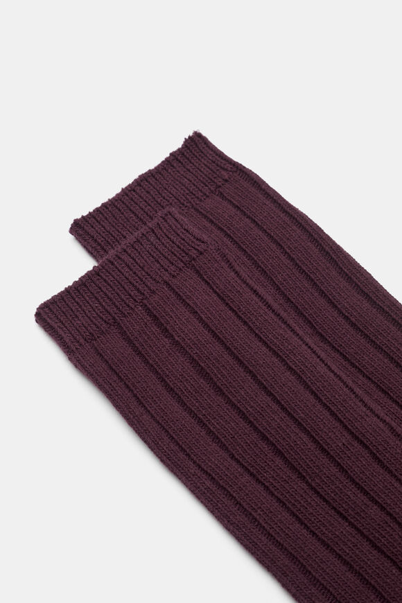 Boot Sock  Plum Red  hi-res