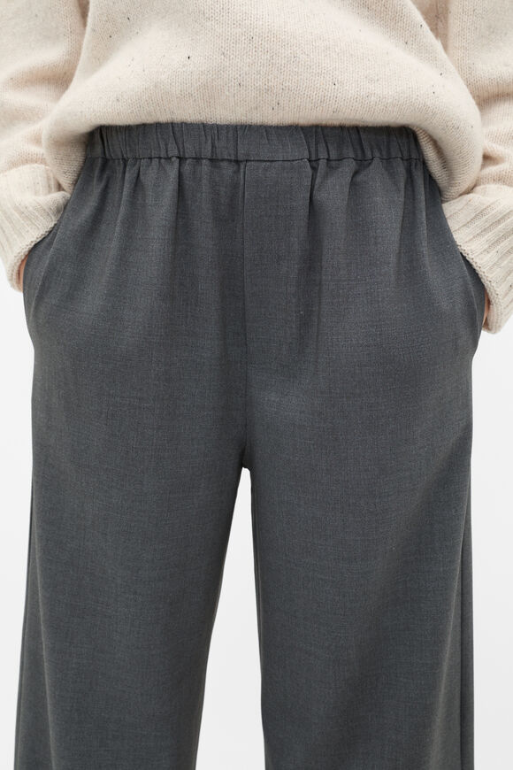 Elasticated Straight Leg Pant  Charcoal Crossdye  hi-res