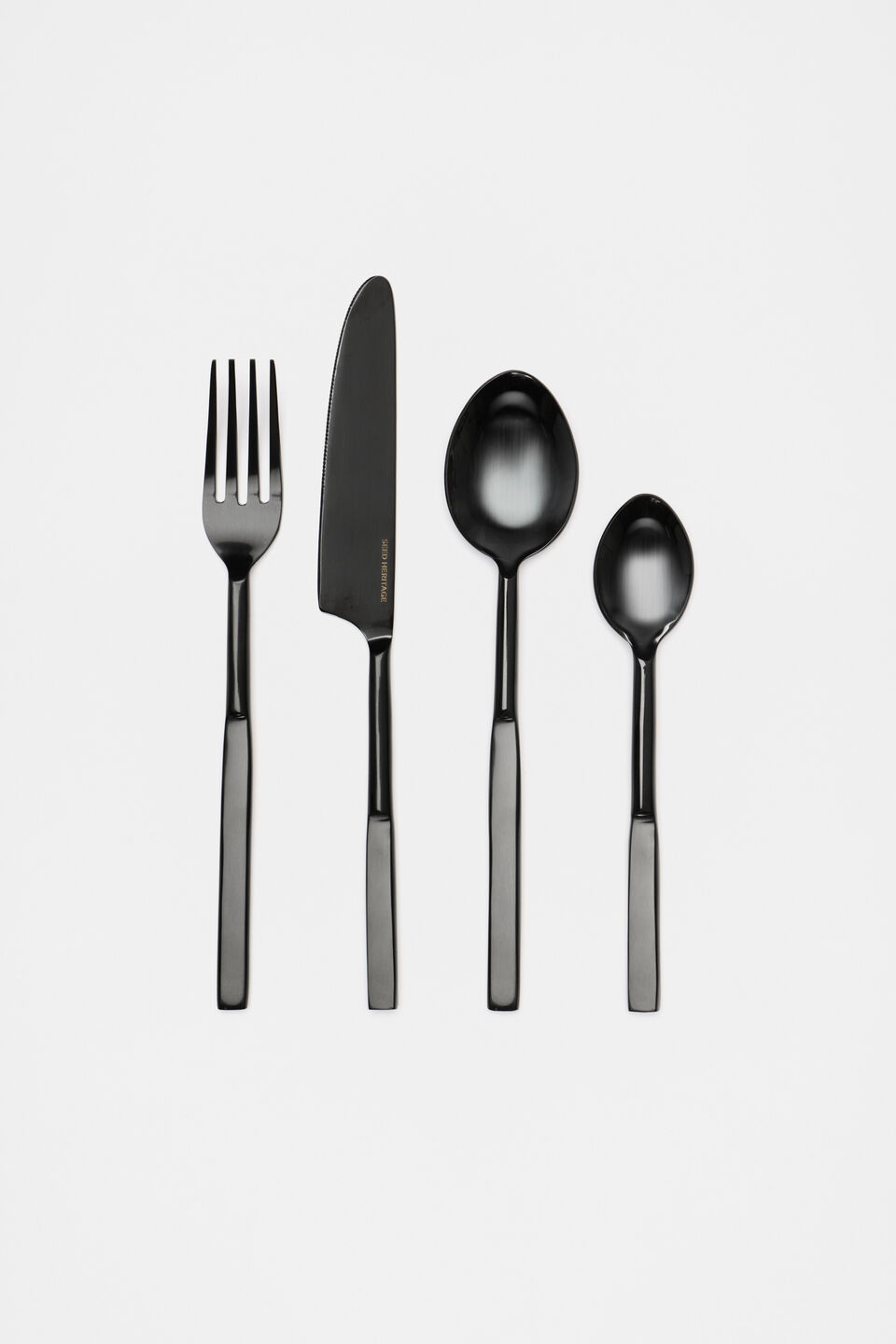 Atlas Cutlery Set of 16  Black