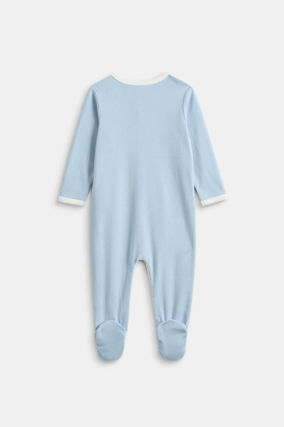 Logo Snap Jumpsuit  Powder Blue  hi-res