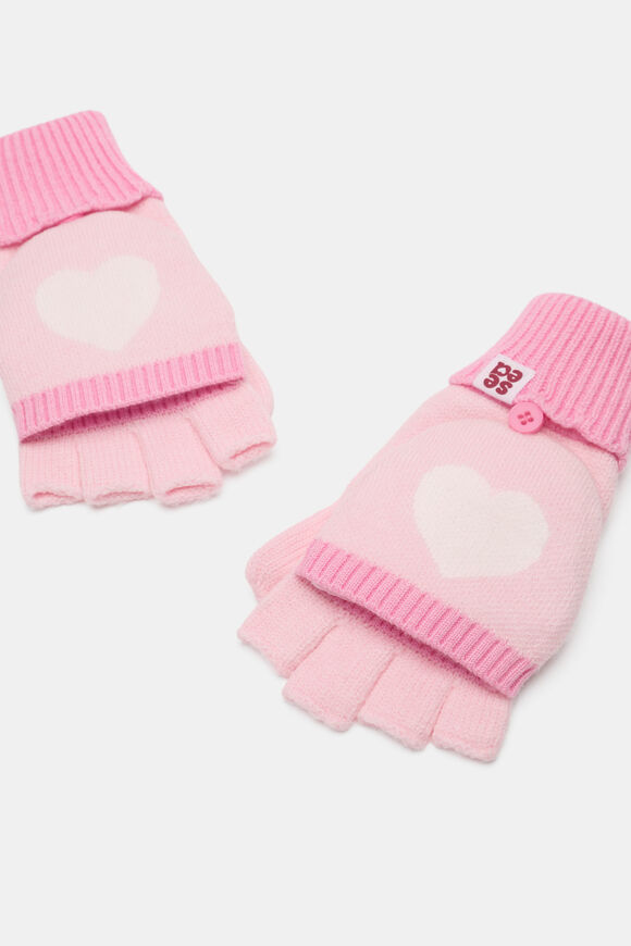 Heart Mittens  Pink Lemonade  hi-res
