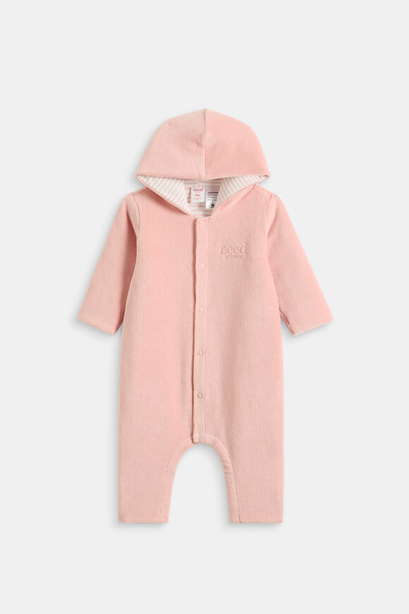 Logo Corduroy Coverall  Blush Pink  hi-res