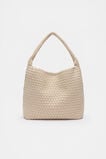 Woven Textured Tote  Ecru  hi-res