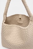 Woven Textured Tote  Ecru  hi-res