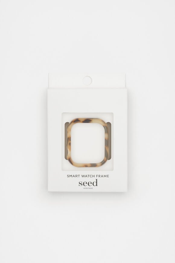 Resin Smart Watch Frame  Milky Tort  hi-res