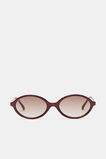Sabrina Oval Sunglasses  Plum Red  hi-res