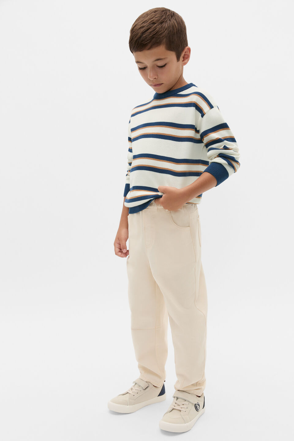 Stripe Crew Knit  Multi