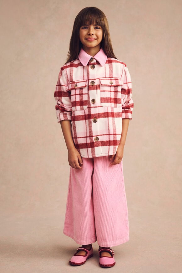Cord Button Pant  Candy Pink  hi-res