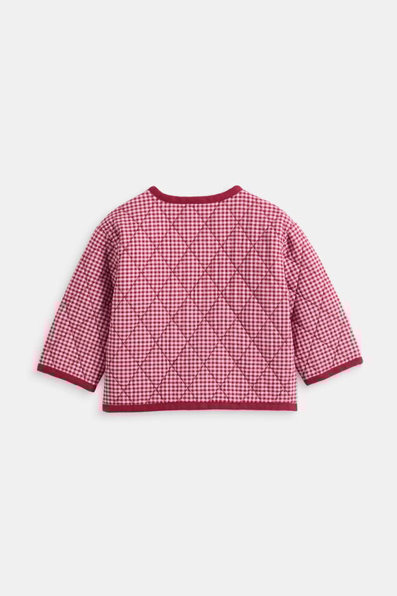 Gingham Jacket  Dark Cherry  hi-res