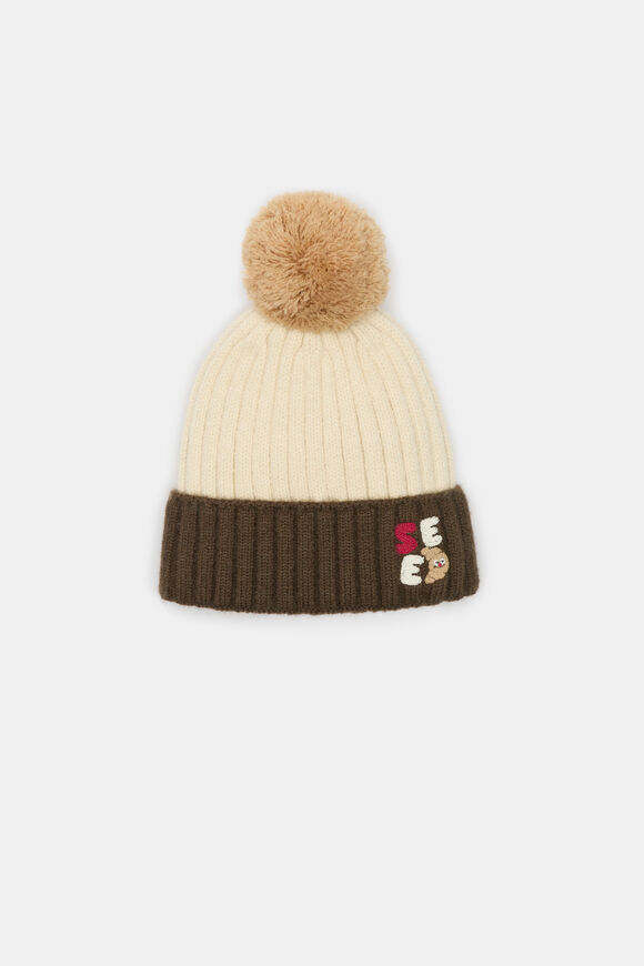 Mini Colourblock Beanie  Multi  hi-res