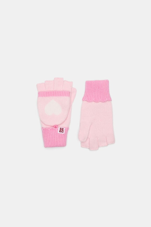 Heart Mittens  Pink Lemonade  hi-res