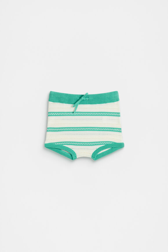 Stripe Knit Bloomer  Classic Cream  hi-res