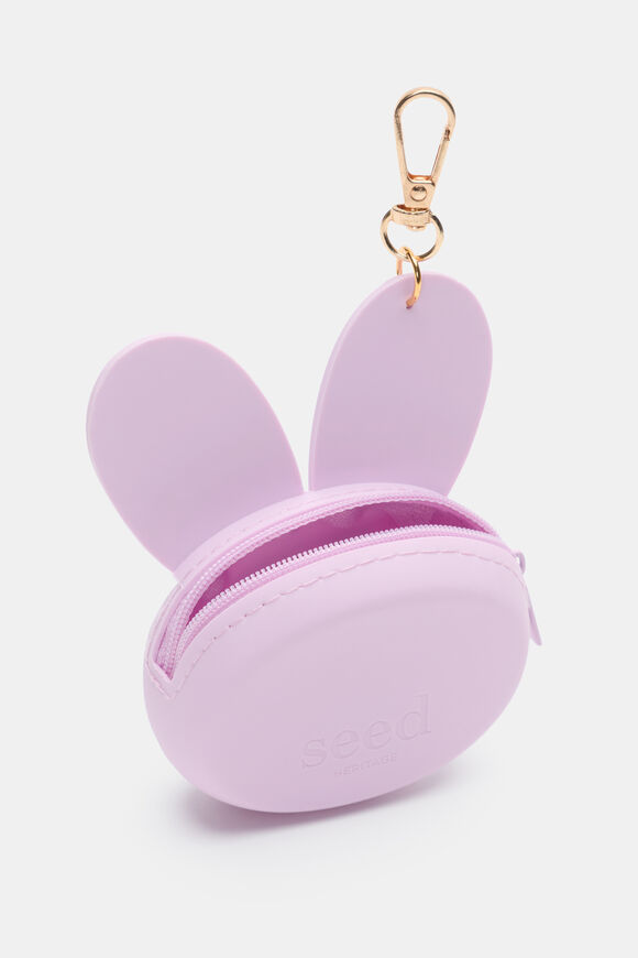 Bunny Silicone Initial Keyring  K  hi-res