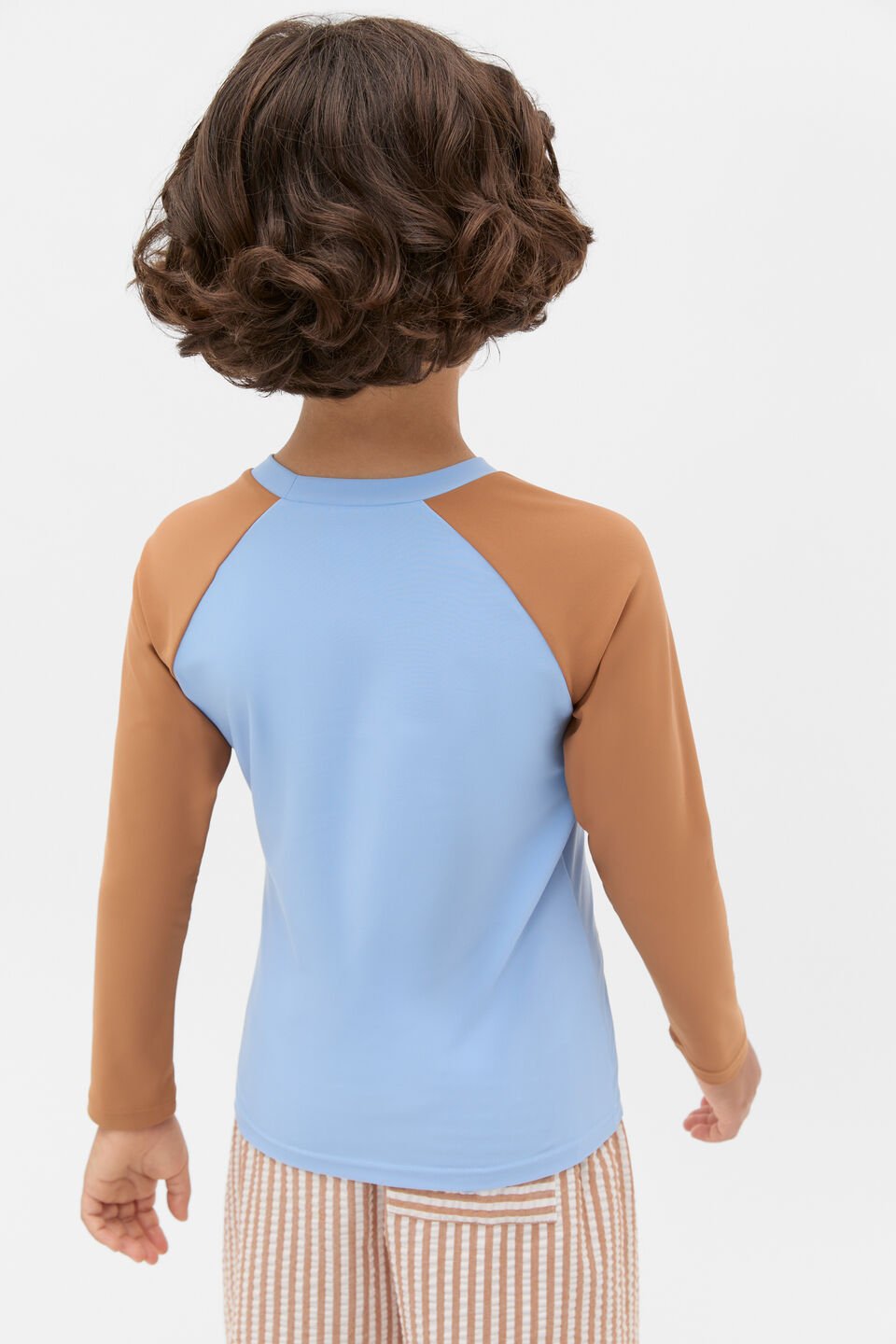 Colourblock Rashvest  Cloud Blue