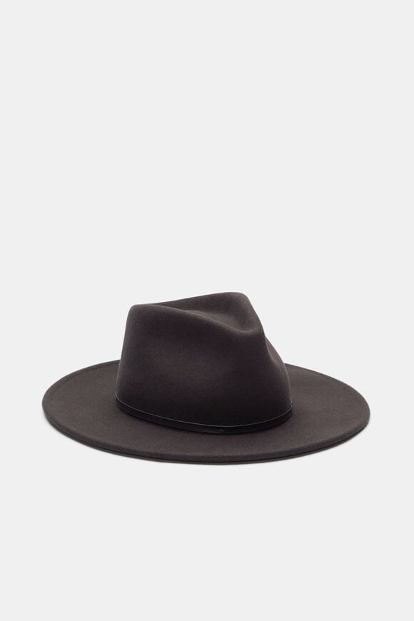 Wool Fedora  Coffee Bean  hi-res