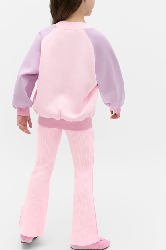 Colour Block Logo Sweat  Pink Lemonade  hi-res