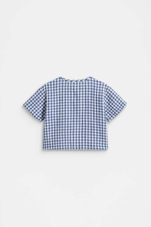 Cheesecloth Pocket Shirt  Navy  hi-res