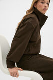 Suede Bomber Jacket  Coffee Bean  hi-res