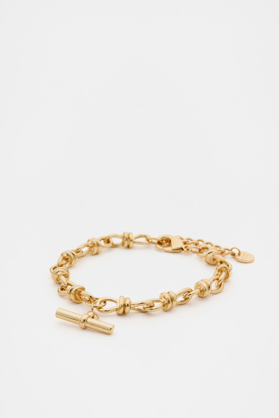 T-Bar Chain Bracelet  Gold