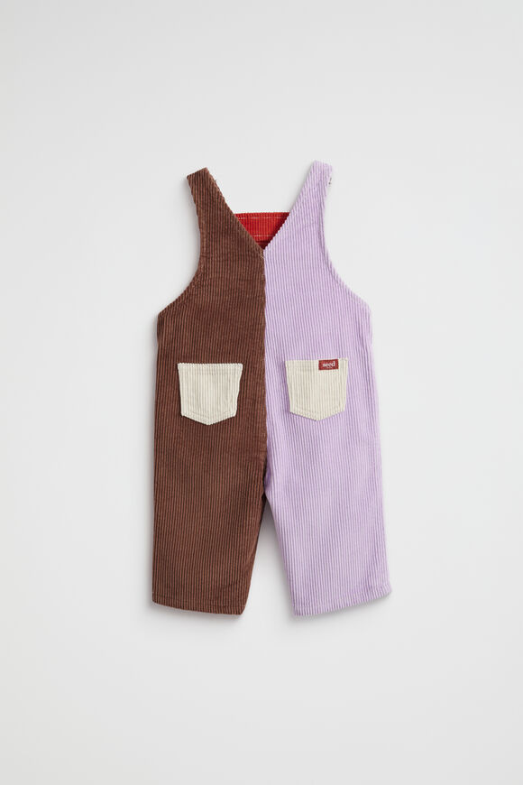 Colourblock Cord Overall  Multi  hi-res