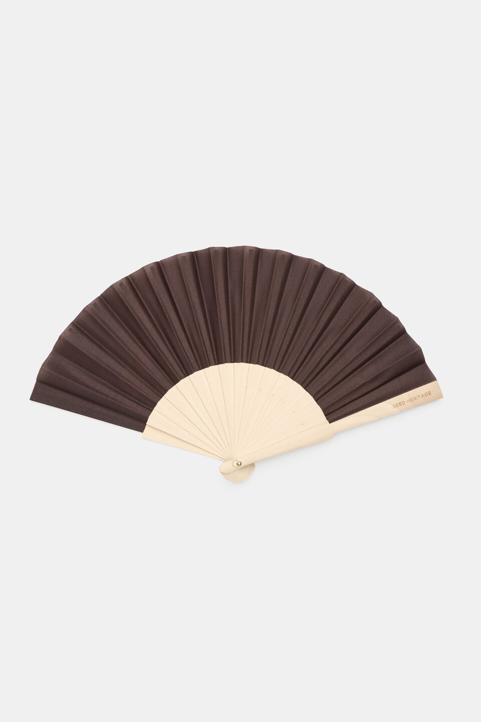 Seed Hand Fan  Coffee Bean