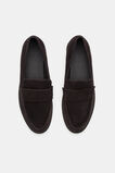 Kyla Loafer  Chocolate Suede  hi-res