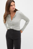 Pointelle Long Sleeve Top    hi-res